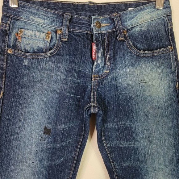 Dsquared 2 Men's Men's Distressed Ripped Jeans 27 - Picture 5 of 8